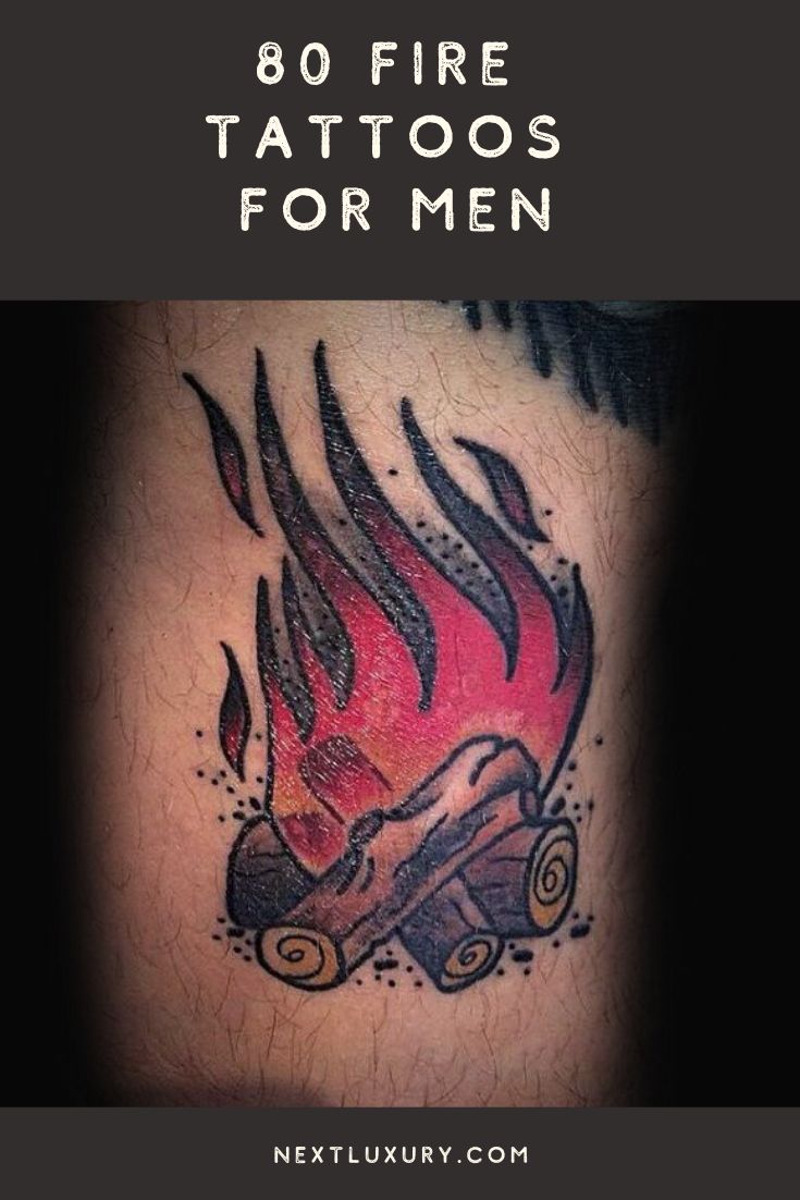 fire tattoos for men 0092