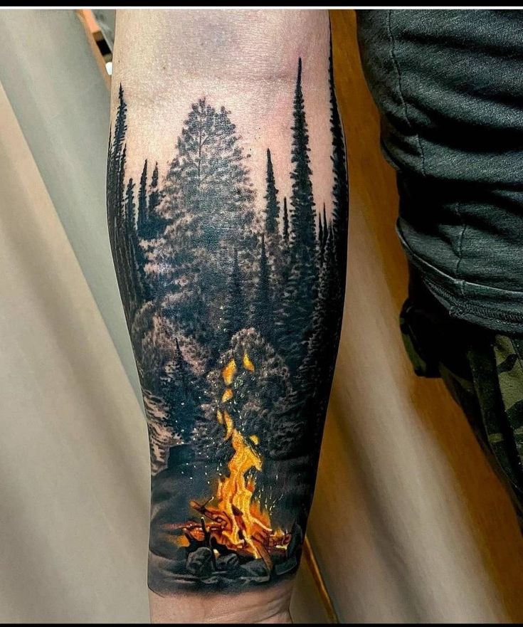 fire tattoos for men 0097