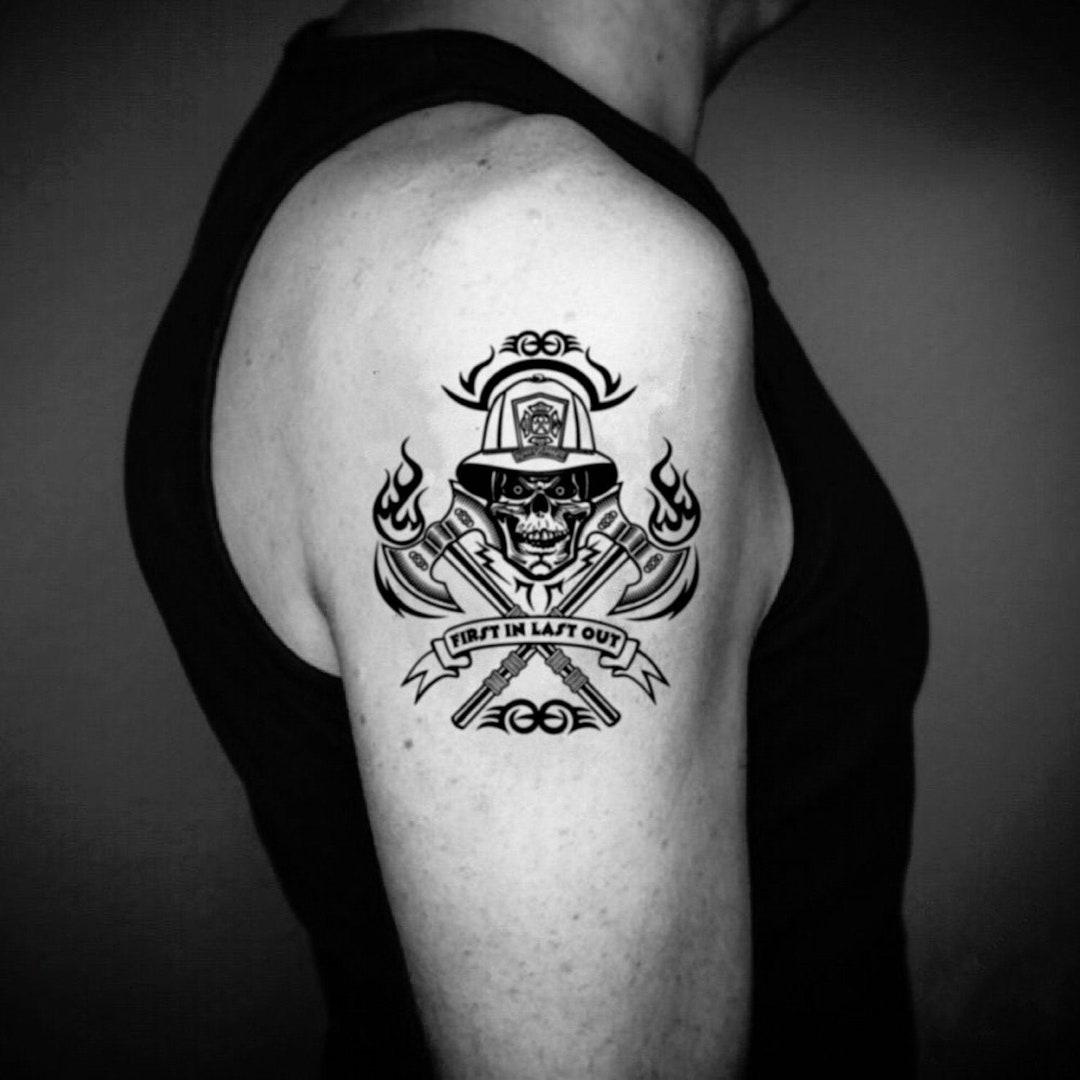 firefighter tattoos for men 0014