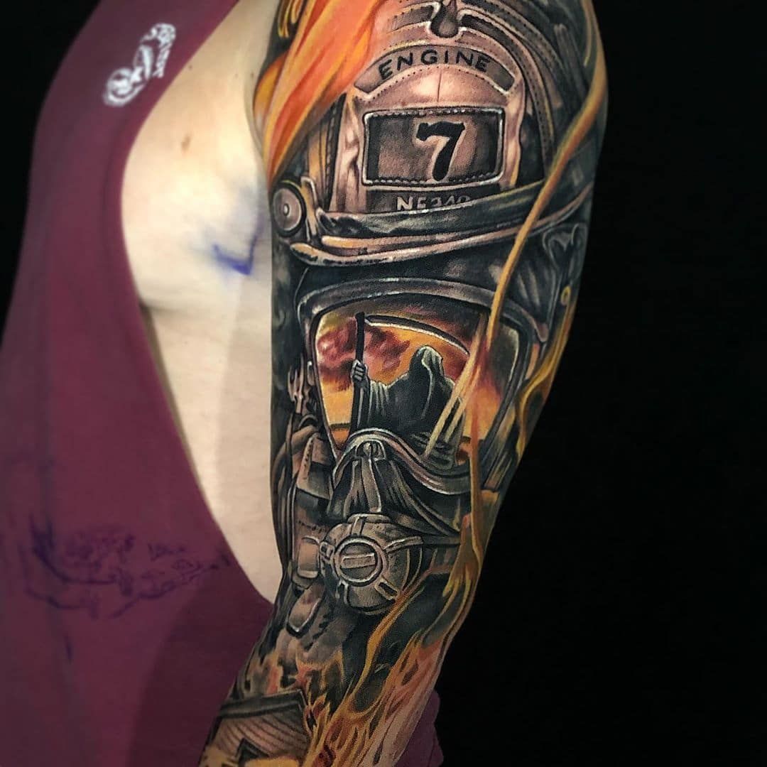 firefighter tattoos for men 0022