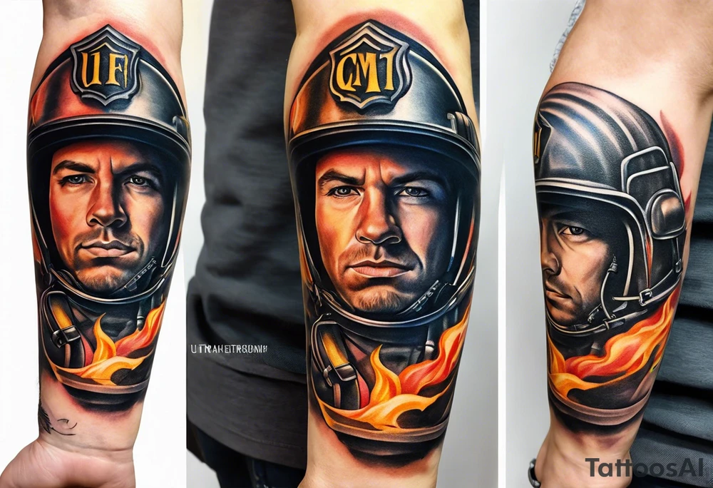 firefighter tattoos for men 0026