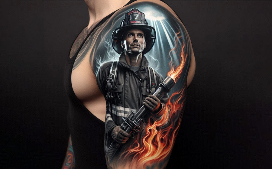 firefighter tattoos for men 0029