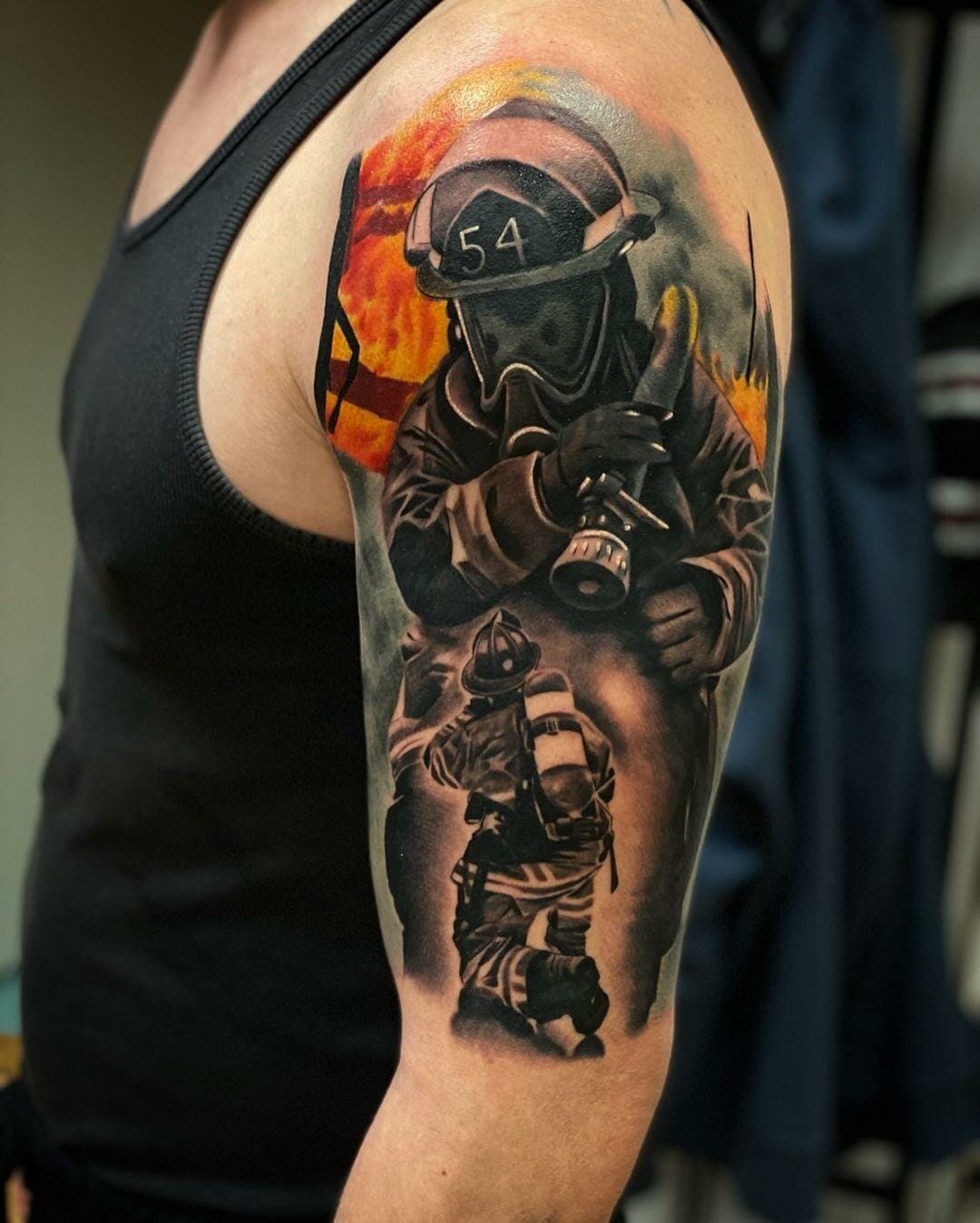 firefighter tattoos for men 0036