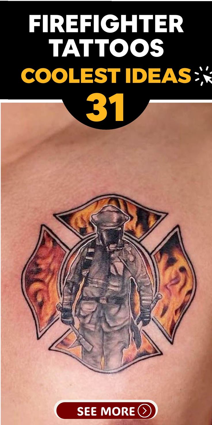 firefighter tattoos for men 0065