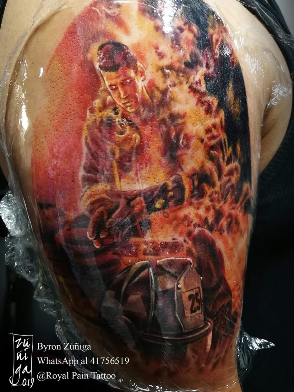 firefighter tattoos for men 0074