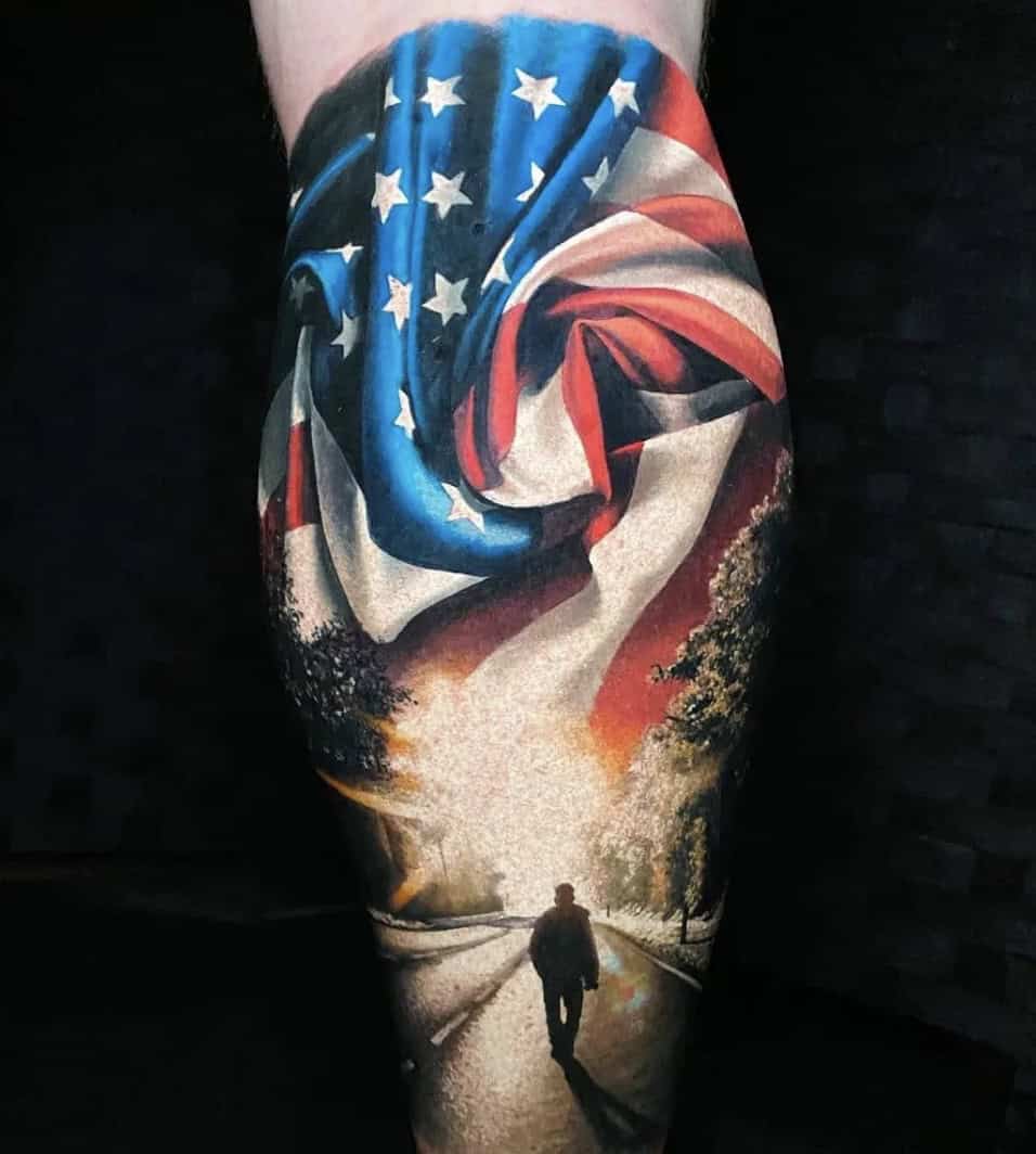 tattoos for men American Flag 0015