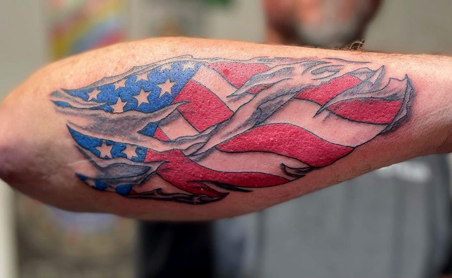 tattoos for men American Flag 0021