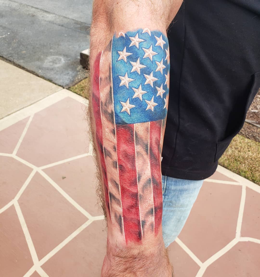 tattoos for men American Flag 0034