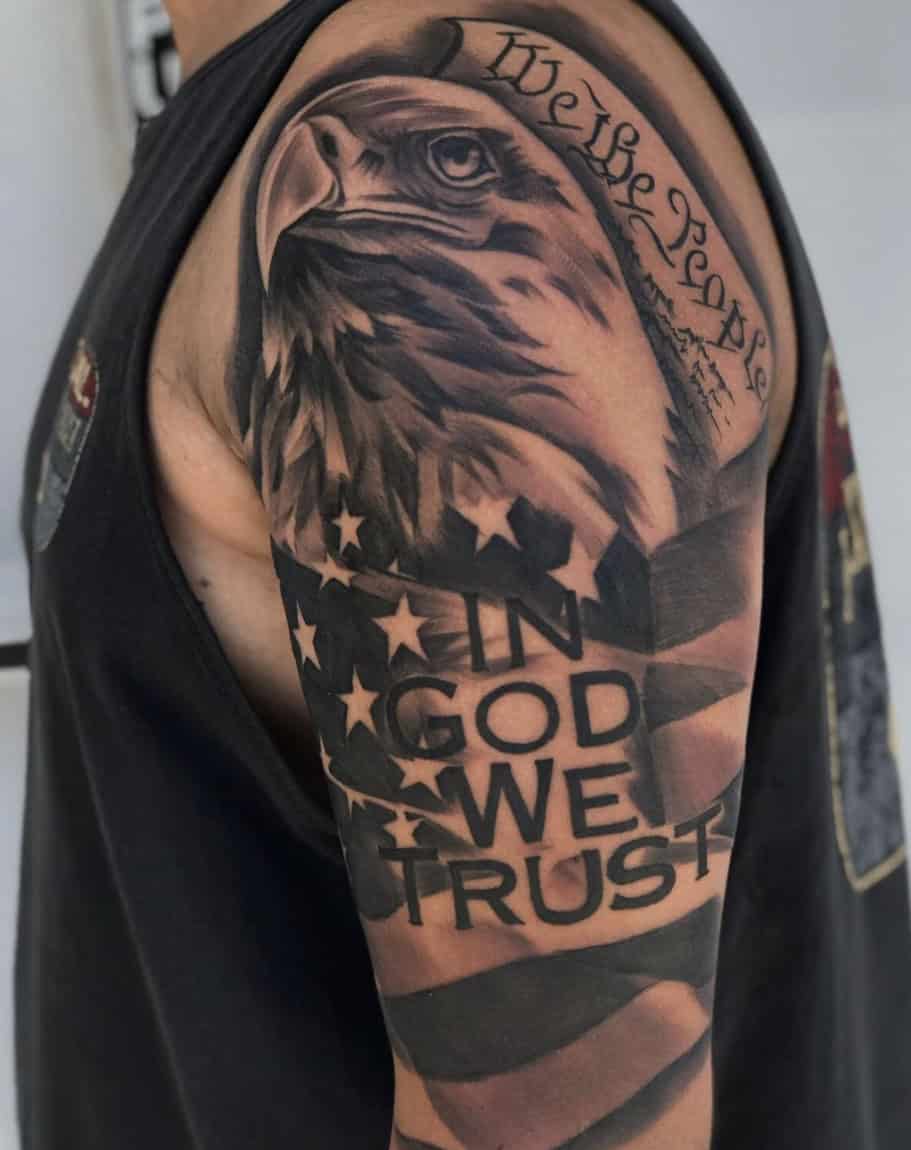 tattoos for men American Flag 0037