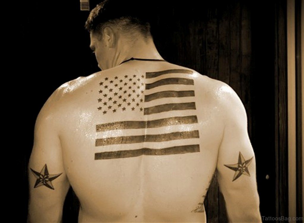 tattoos for men American Flag 0040