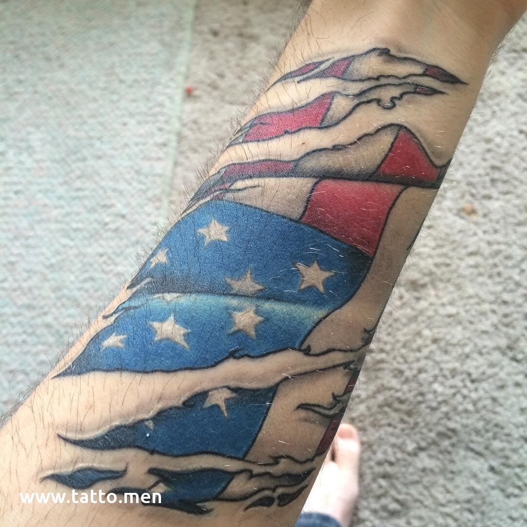 tattoos for men American Flag 0057