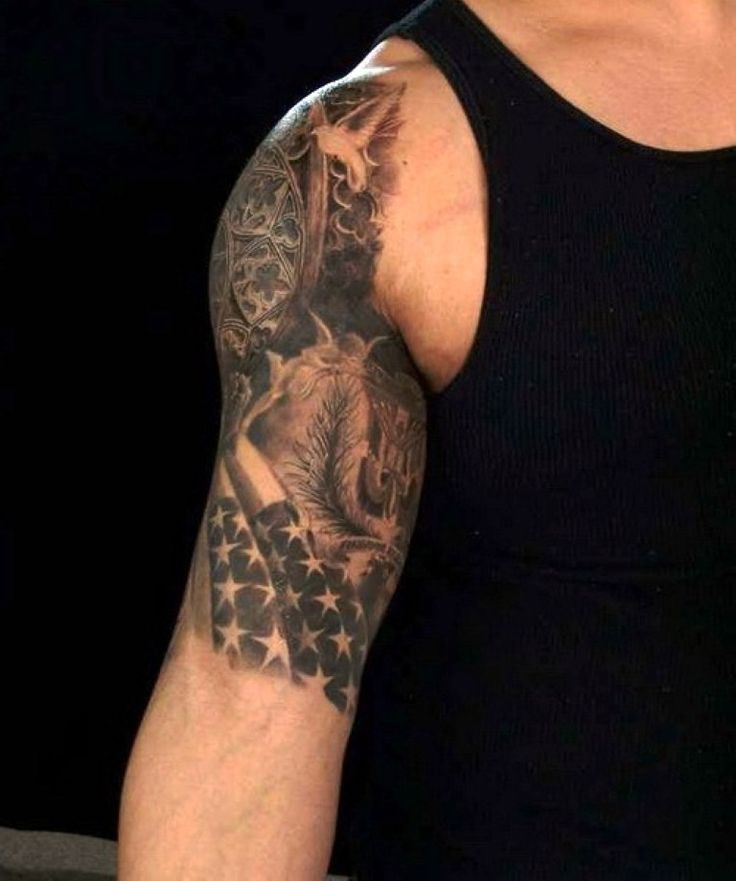 tattoos for men American Flag 0058