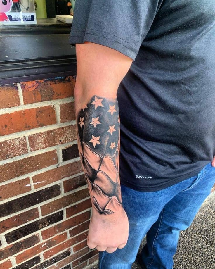 tattoos for men American Flag 0060