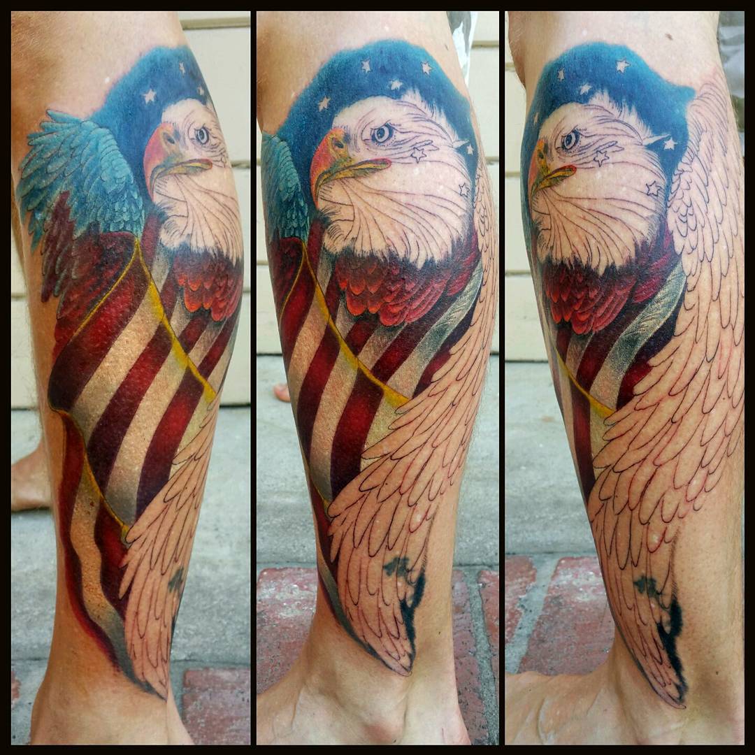 tattoos for men American Flag 0066