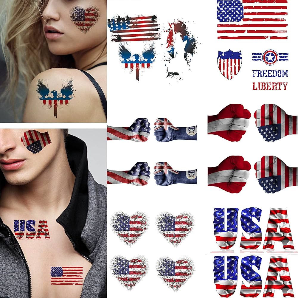 tattoos for men American Flag 0068