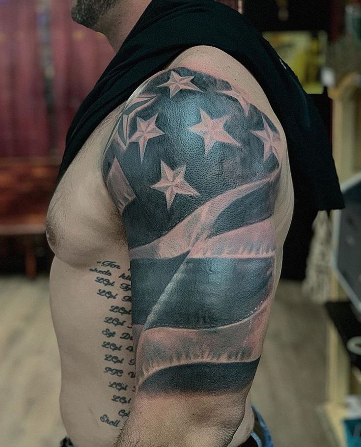 tattoos for men American Flag 0075