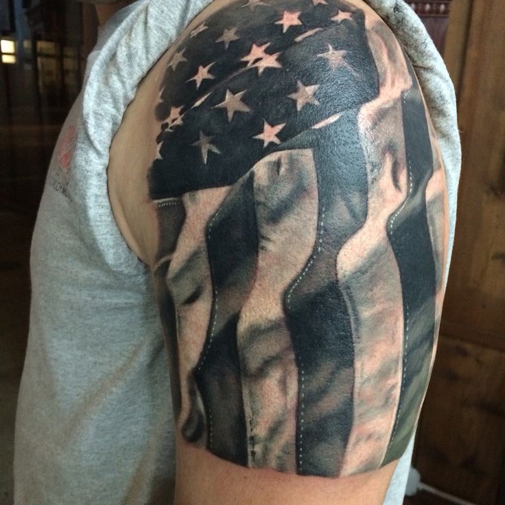 tattoos for men American Flag 0086