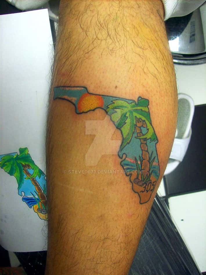 Florida tattoos for men 0058