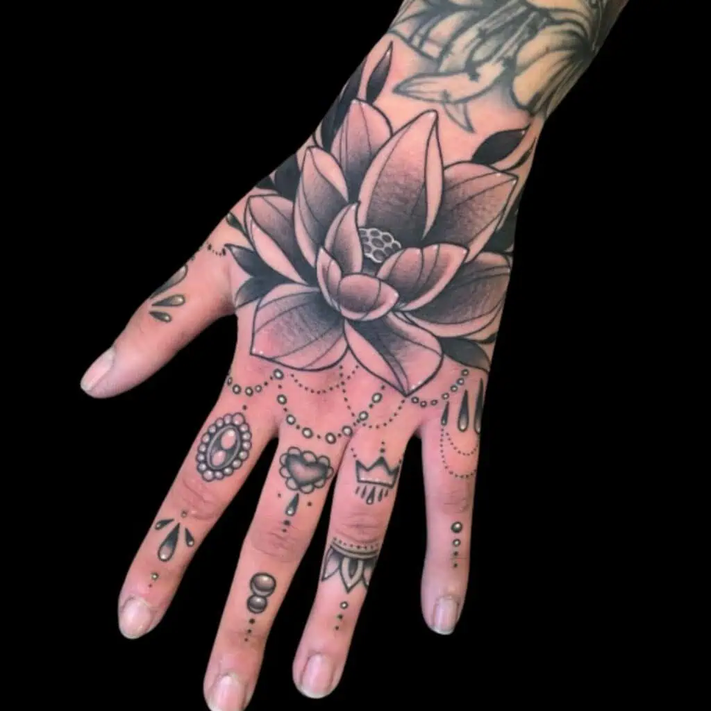 flower tattoos for men 0011