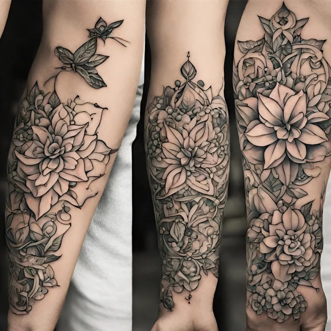 flower tattoos for men 0034