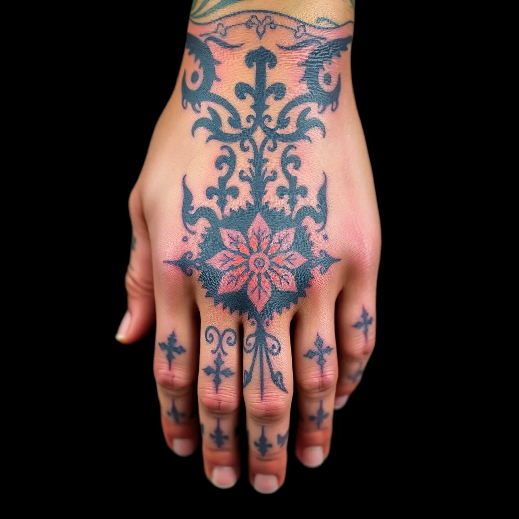 flower tattoos for men 0037