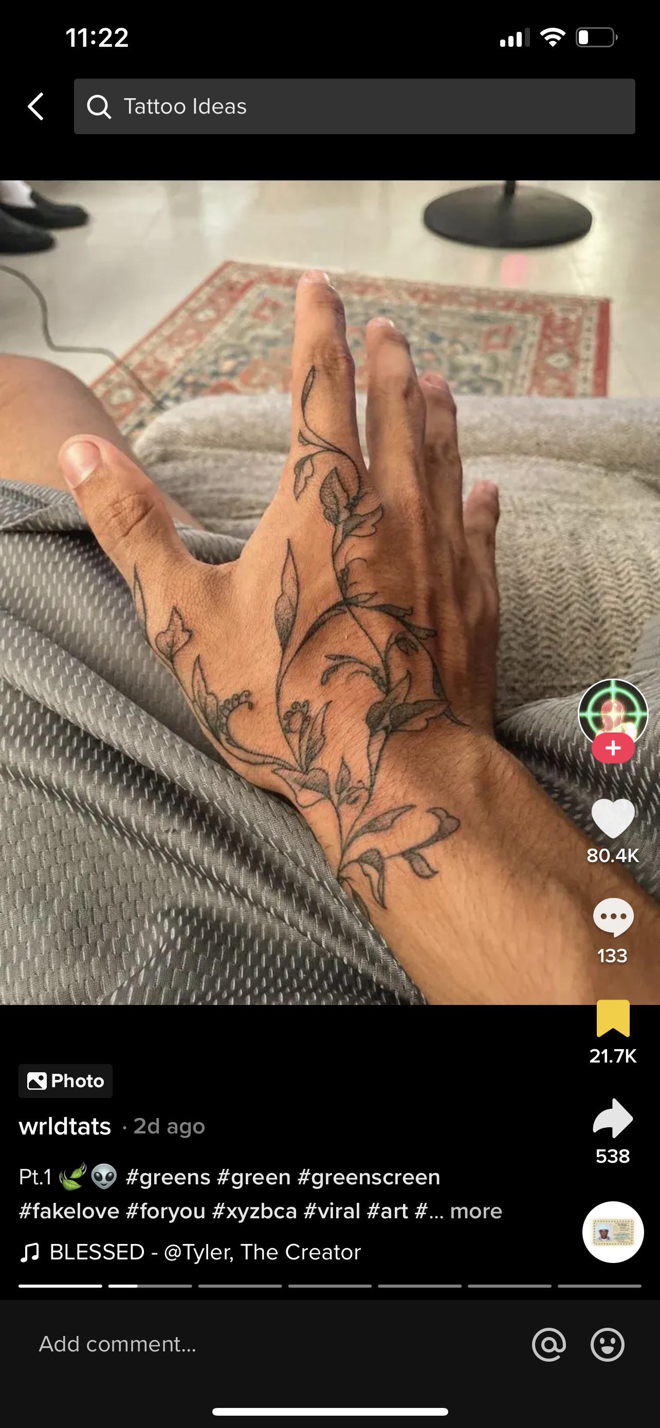 flower tattoos for men 0048