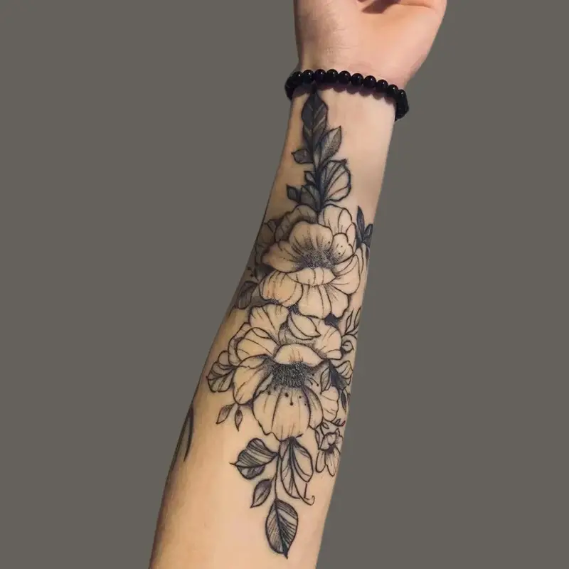 flower tattoos for men 0022