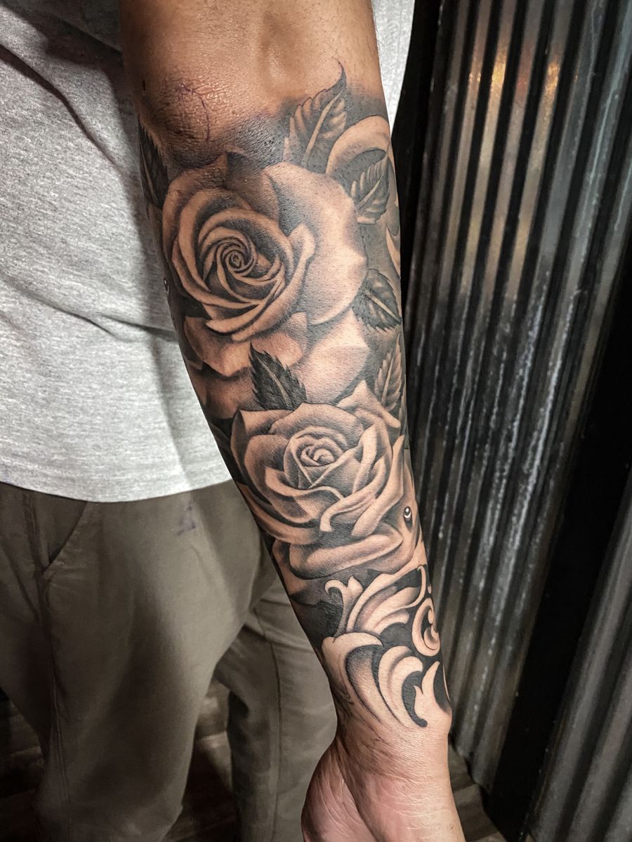 flower tattoos for men 0030