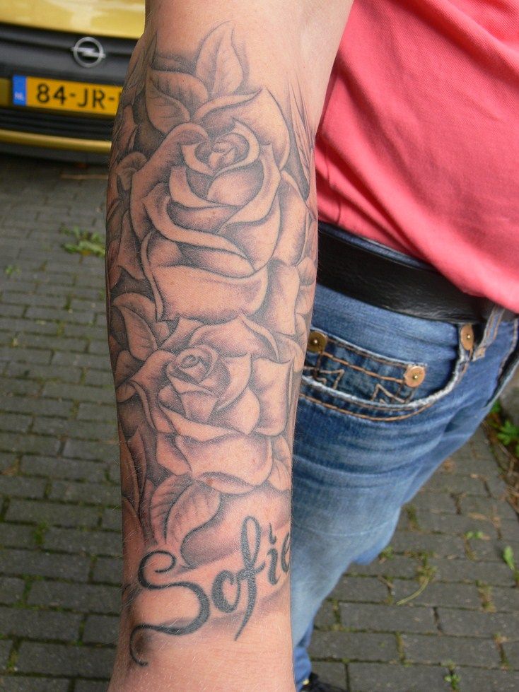 flower tattoos for men 0034