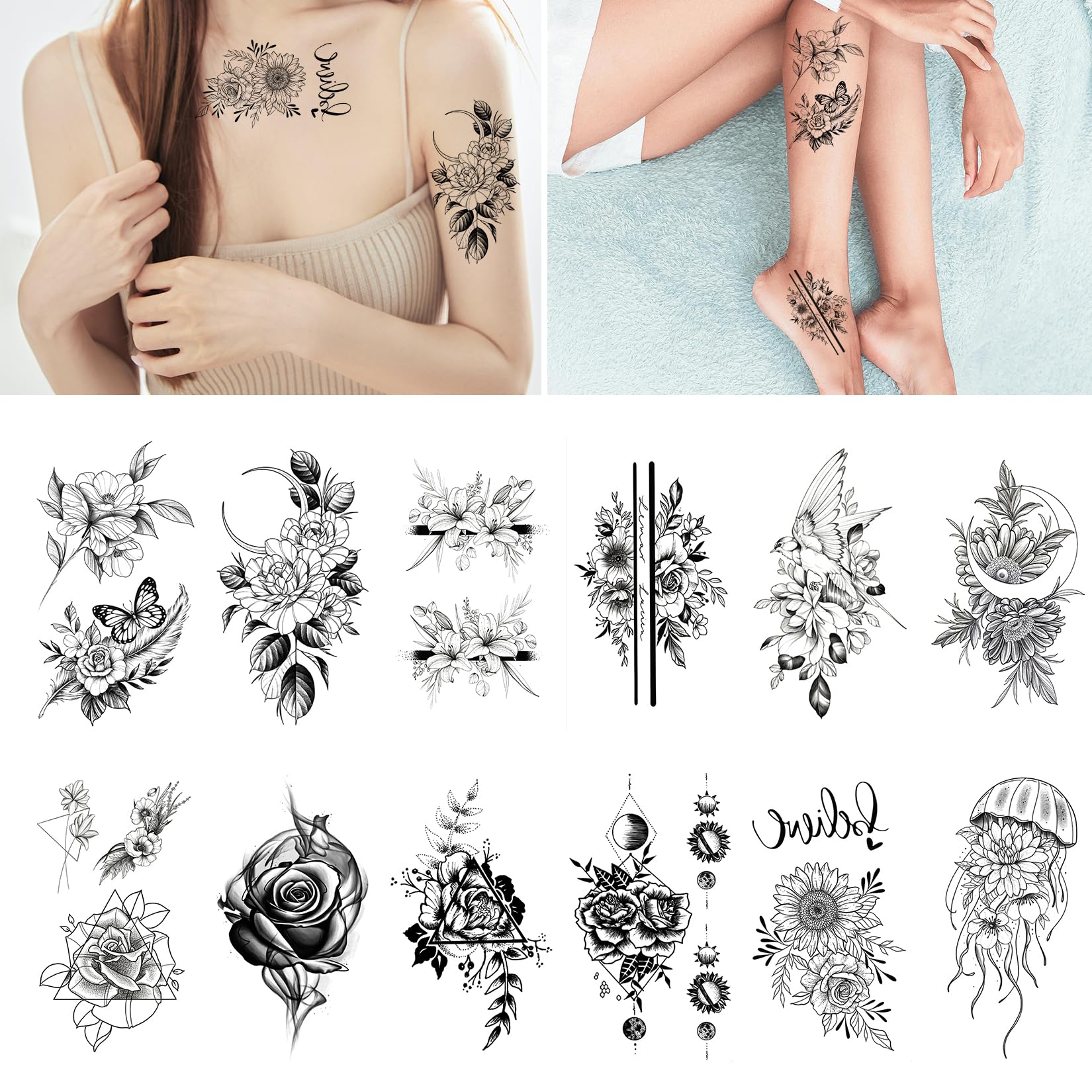 flower tattoos for men 0048