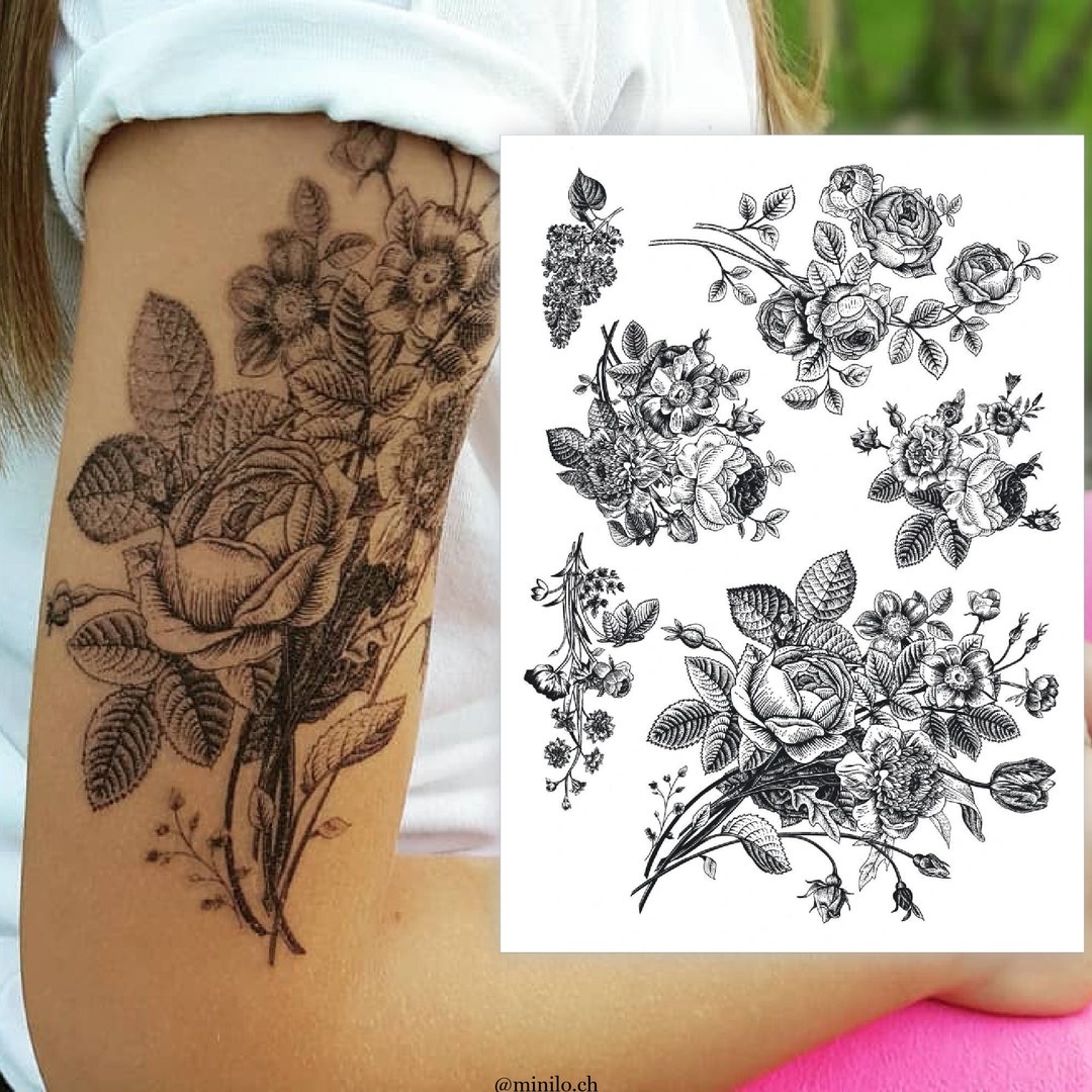 flower tattoos for men 0050