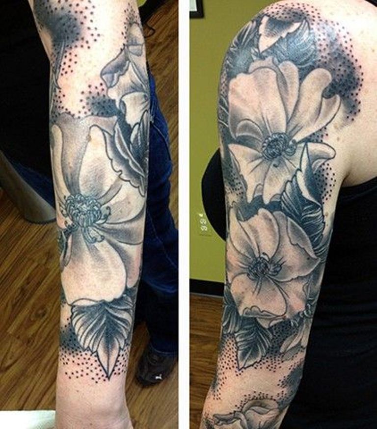 flower tattoos for men 0064