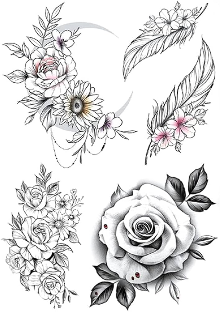 flower tattoos for men 0065