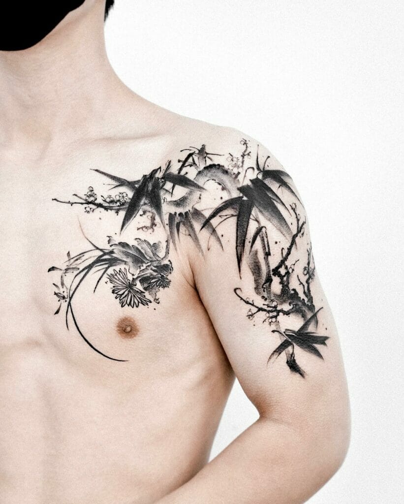 flower tattoos for men 0069