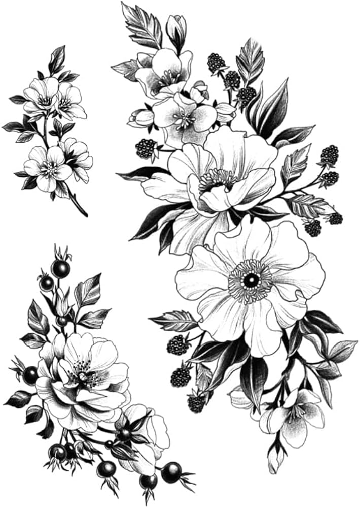 flower tattoos for men 0078