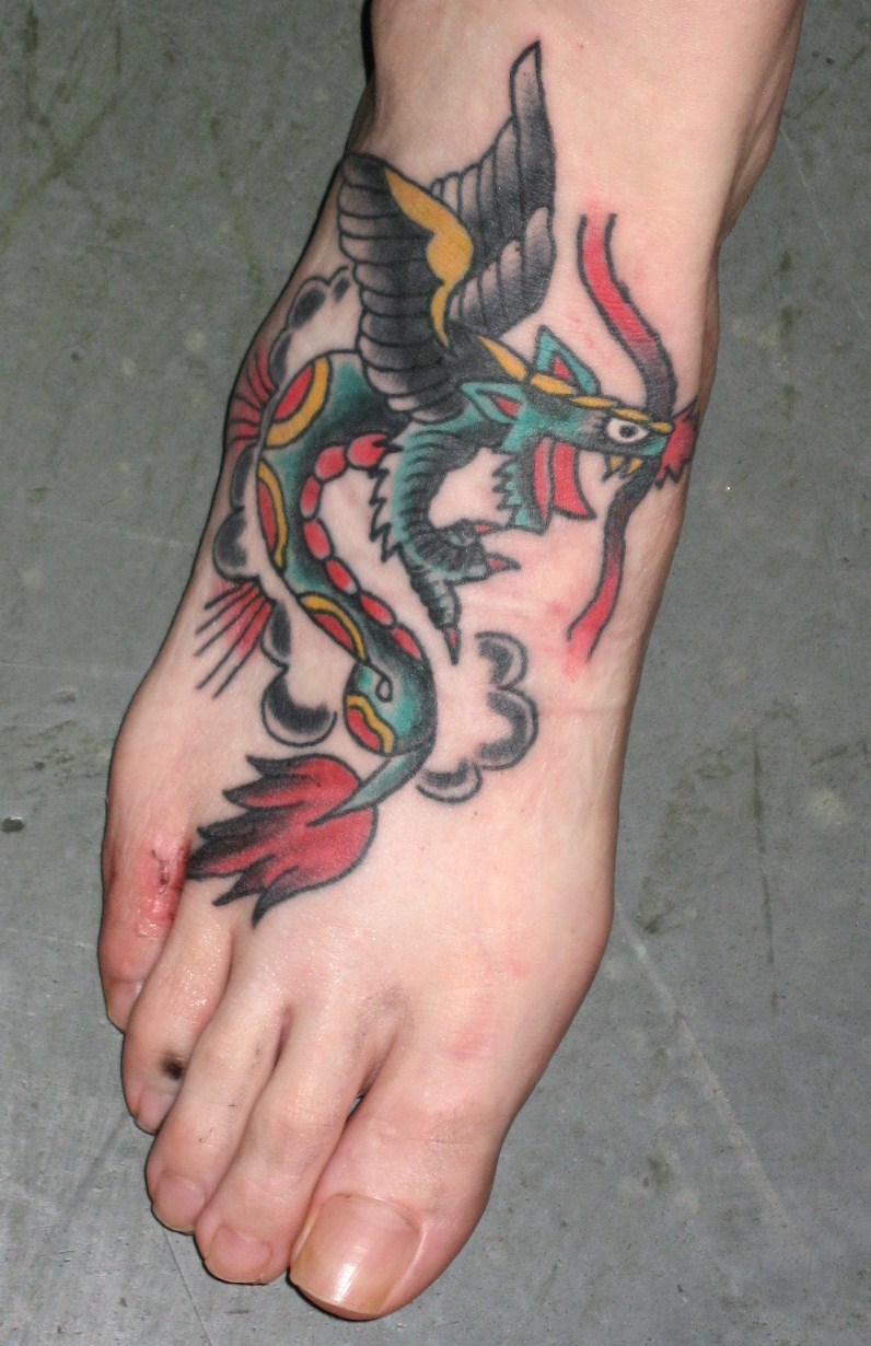 foot tattoos for men 0055