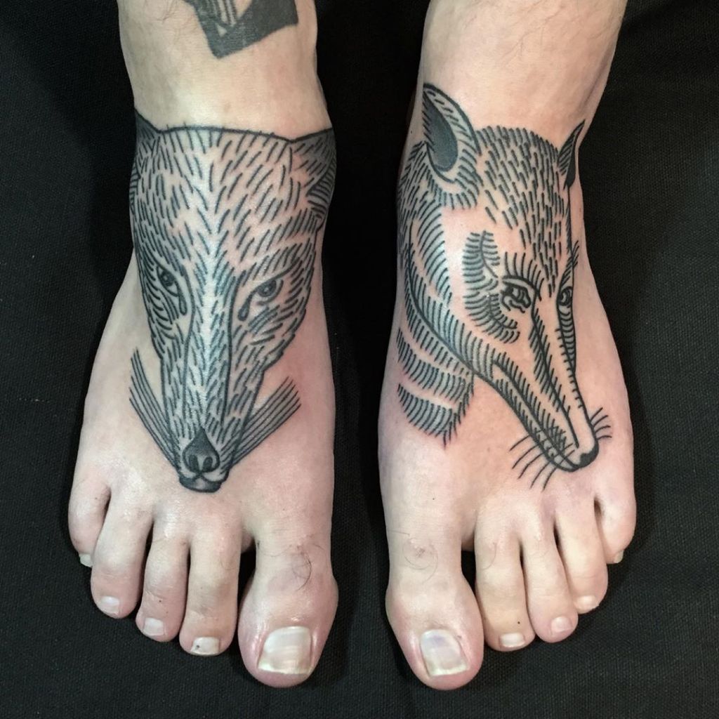 foot tattoos for men 0058