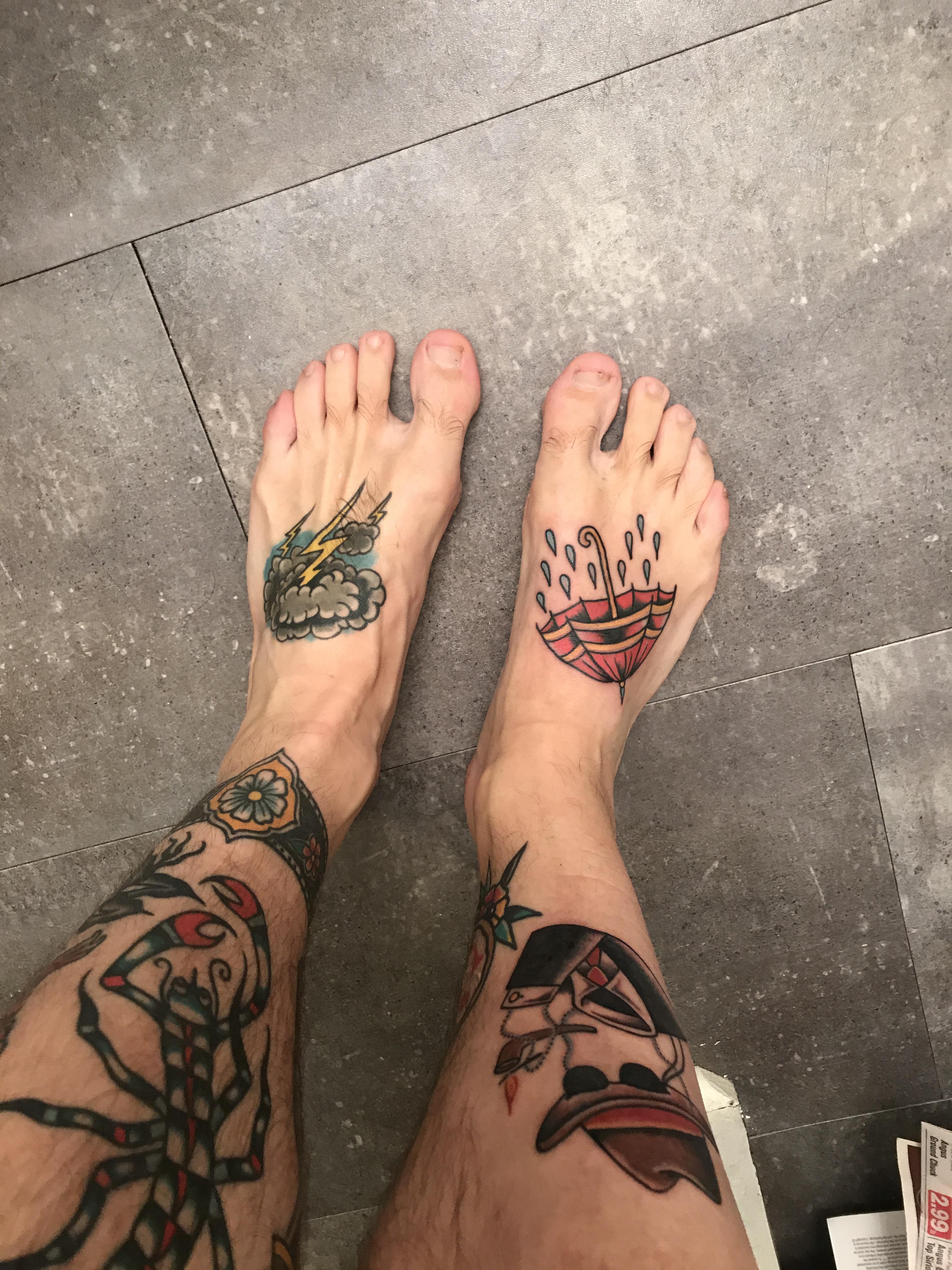 foot tattoos for men 0059