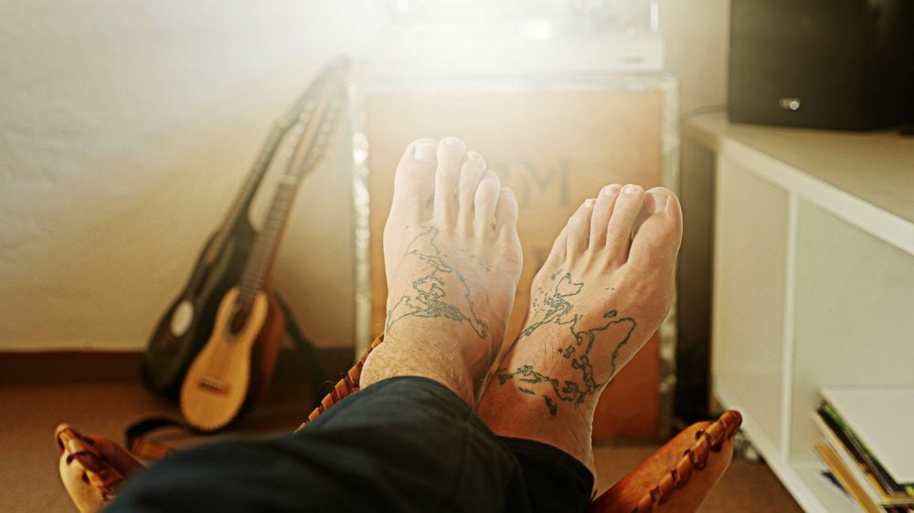 foot tattoos for men 0065