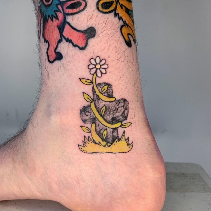 foot tattoos for men 0067