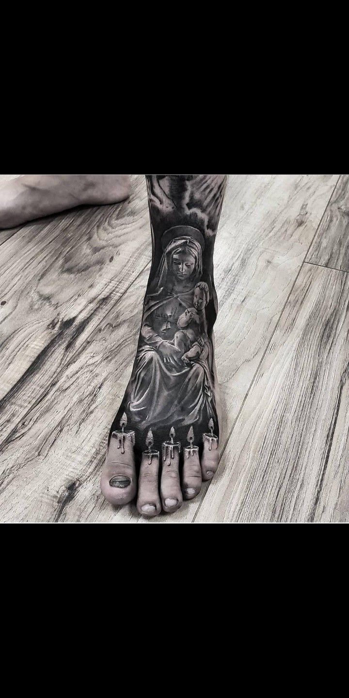 foot tattoos for men 0090