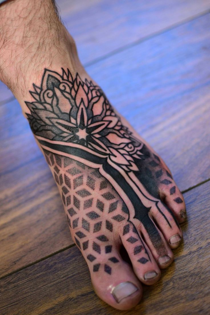 foot tattoos for men 0095