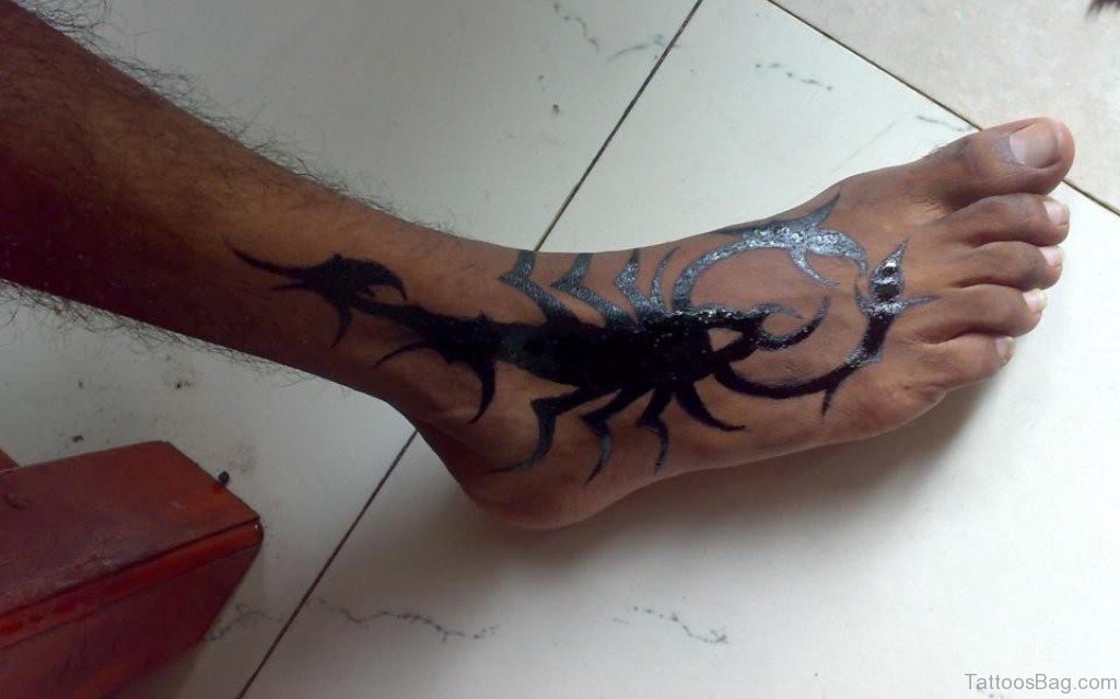 foot tattoos for men 0096