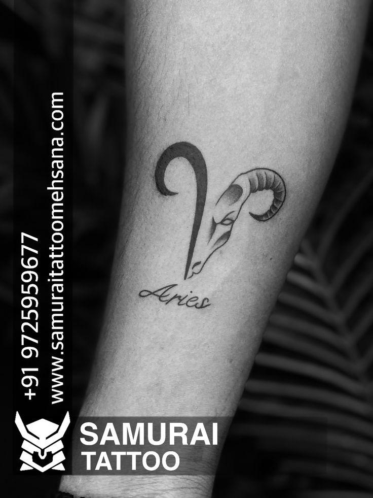 forearm aries tattoos for men 0091