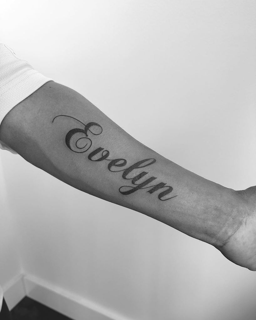 forearm name tattoos for men 0019