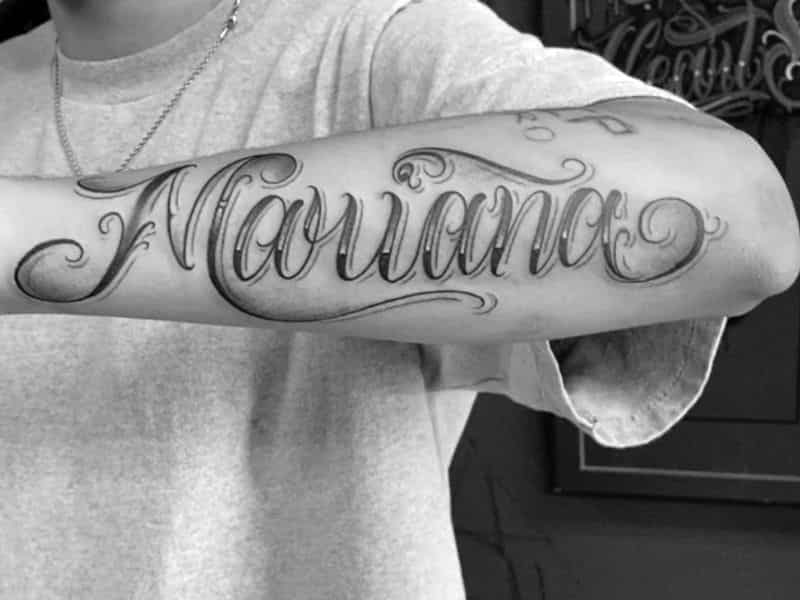 forearm name tattoos for men 0026