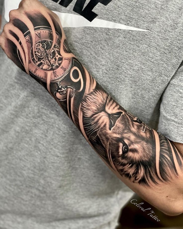 forearm name tattoos for men 0090