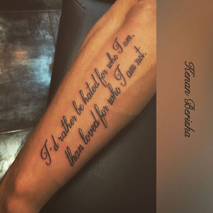 forearm quote tattoos for men 0013