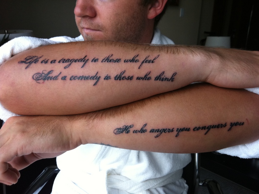 forearm quote tattoos for men 0048