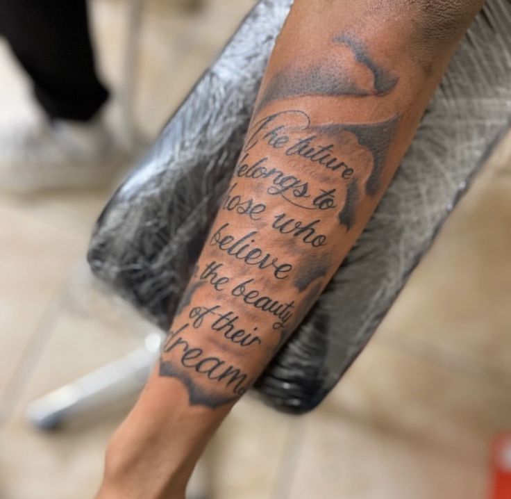 forearm quote tattoos for men 0060